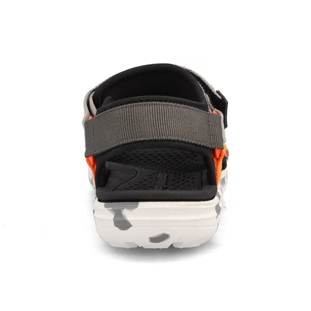 Sandalia Niño Bubblegummers Hurley Gris- Naranjo image number 2.0